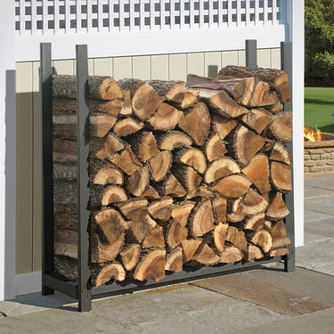 4' Firewood Rack with Cover - Melillo EnterprisesFire Pits & Fire Pit TablesGo toLawn & Garden